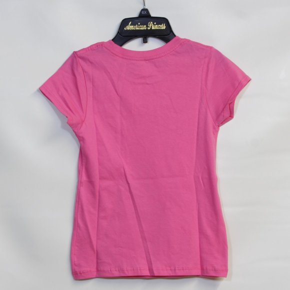 Over The Moon Fei Fei& her Bunny Girls Short Sleeve Pink Graphic T-shirt NWT - Picture 5 of 6